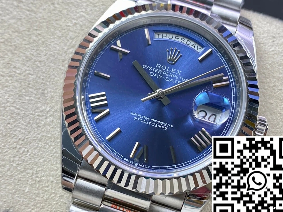 Day M228236-0007 Factory Blue Dial Date EW Rolex 0225